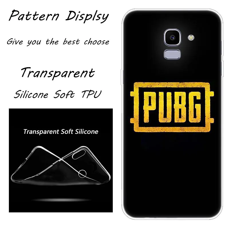 012 Pubg игры мягкий силиконовый чехол для телефона для samsung Galaxy J8 J6 J4 J2 Core J5 J6 J7 Prime J3 ЕС J4 Plus Модный чехол с принтом" - Цвет: 012