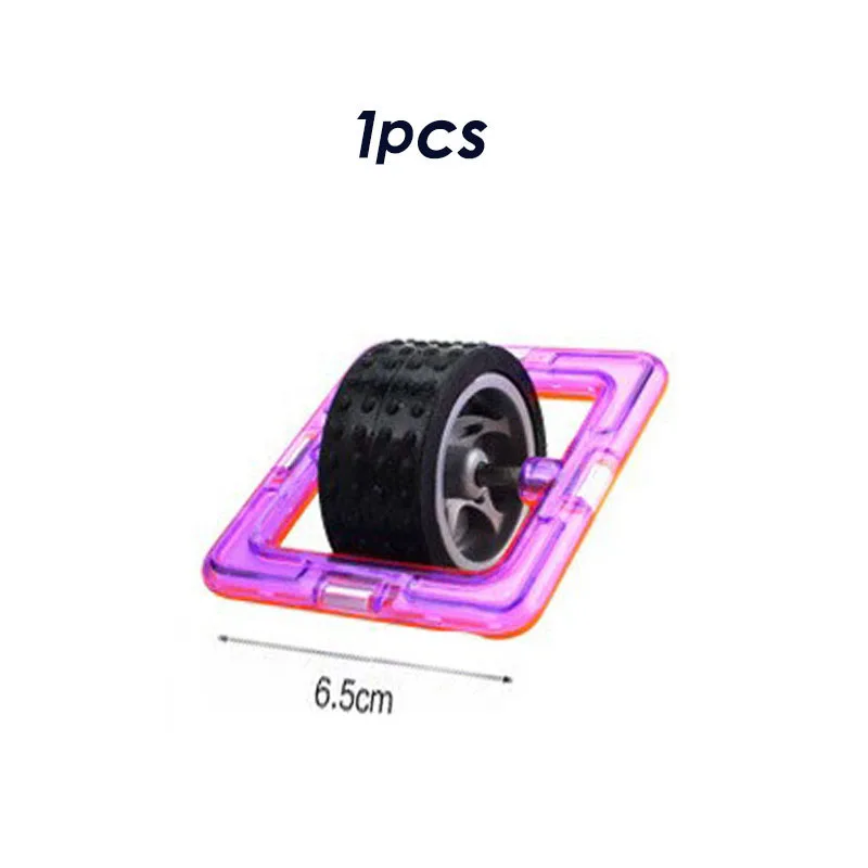 Магнитные блоки игрушки для детей конструктор с одним колесом развивающие