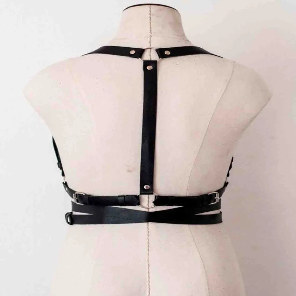 Подтяжки женские кожаные дизайнерские ручной работы | Аксессуары для одежды