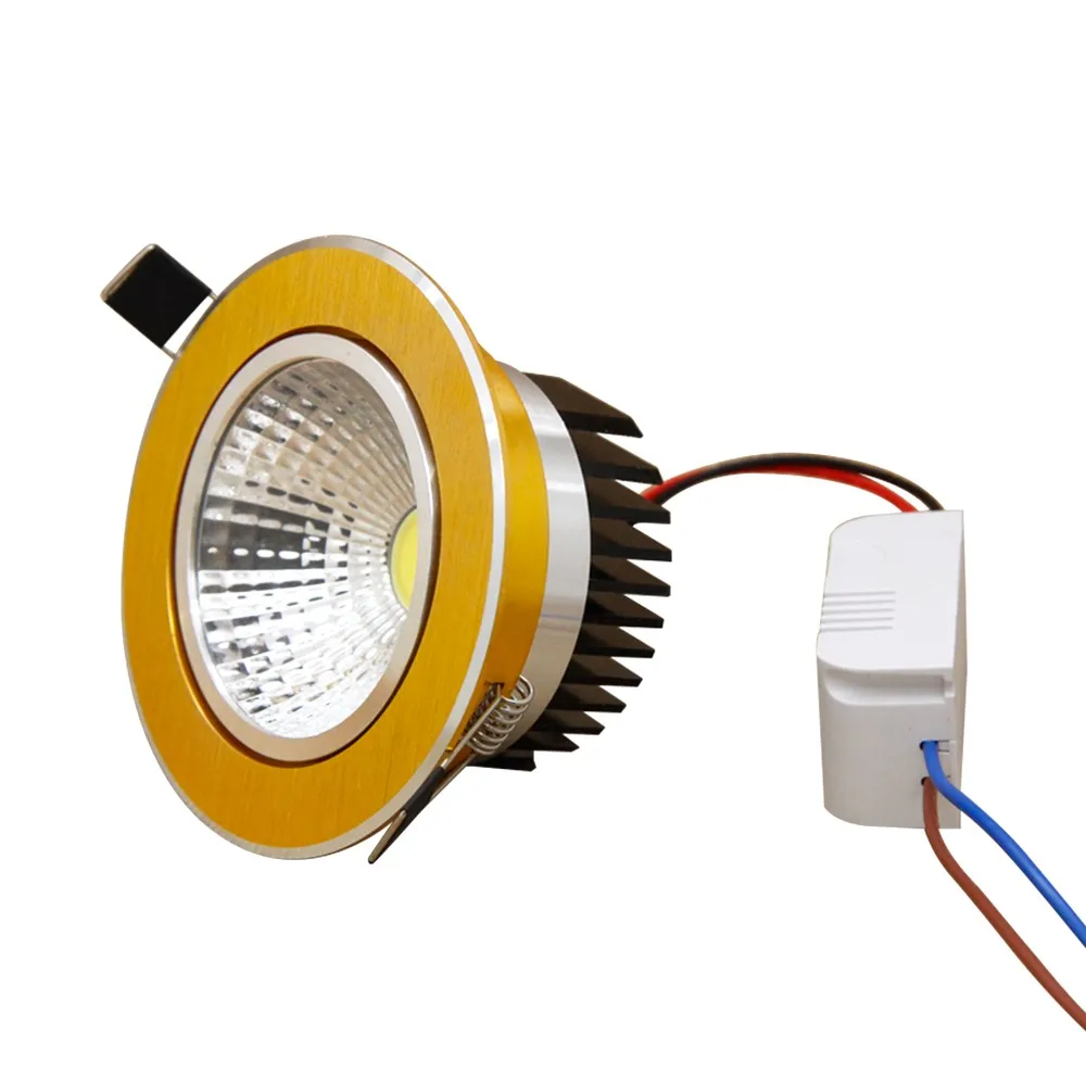 4 предмета в комплекте с регулируемой яркостью Led встраиваемые вниз светильник Cob