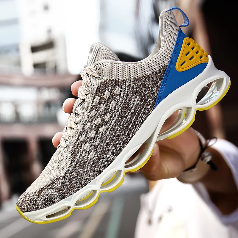 Модные мужские повседневные туфли дышащие увеличивающие рост кроссовки мужская