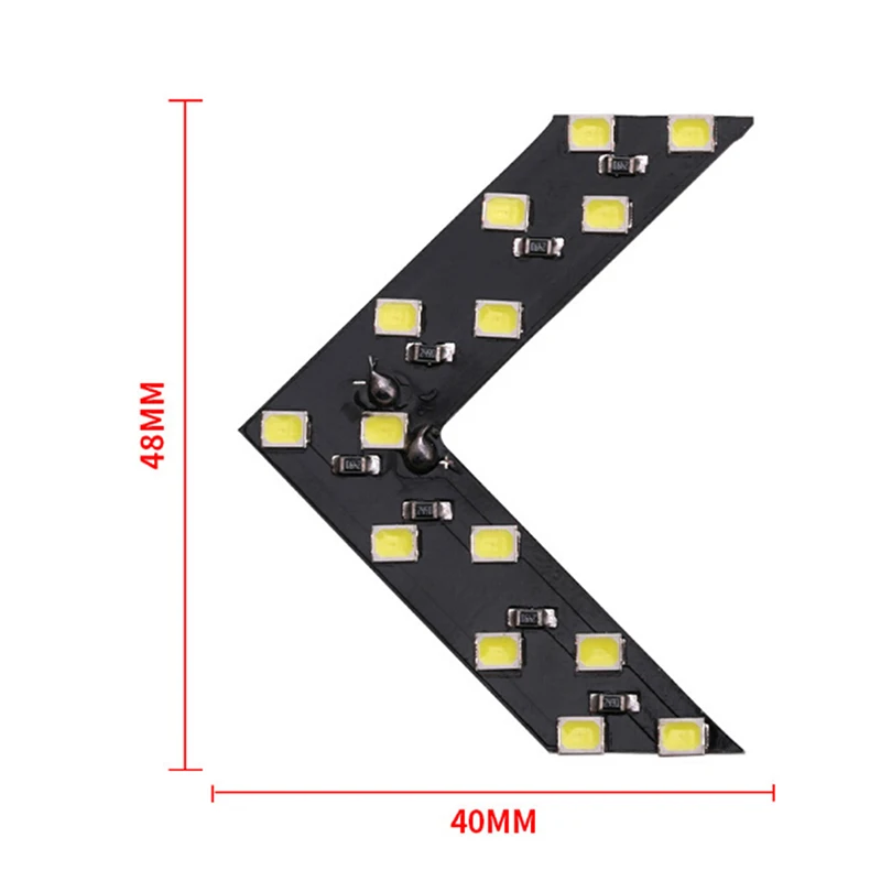 1 шт 14 SMD СВЕТОДИОДНЫЙ стрелка Панель для автомобиля зеркало заднего вида
