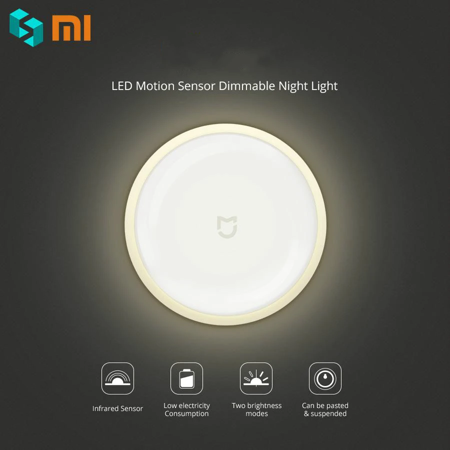 Оригинальный Xiaomi Mijia светодиодный коридор ночник дистанционный беспроводной