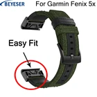 Нейлоновый ремешок для часов, 26 мм, для Garmin Fenix 5X5X Plus, Смарт-часы с быстроразъемным ремешком, Холщовый ремешок для часов Garmin Fenix 33
