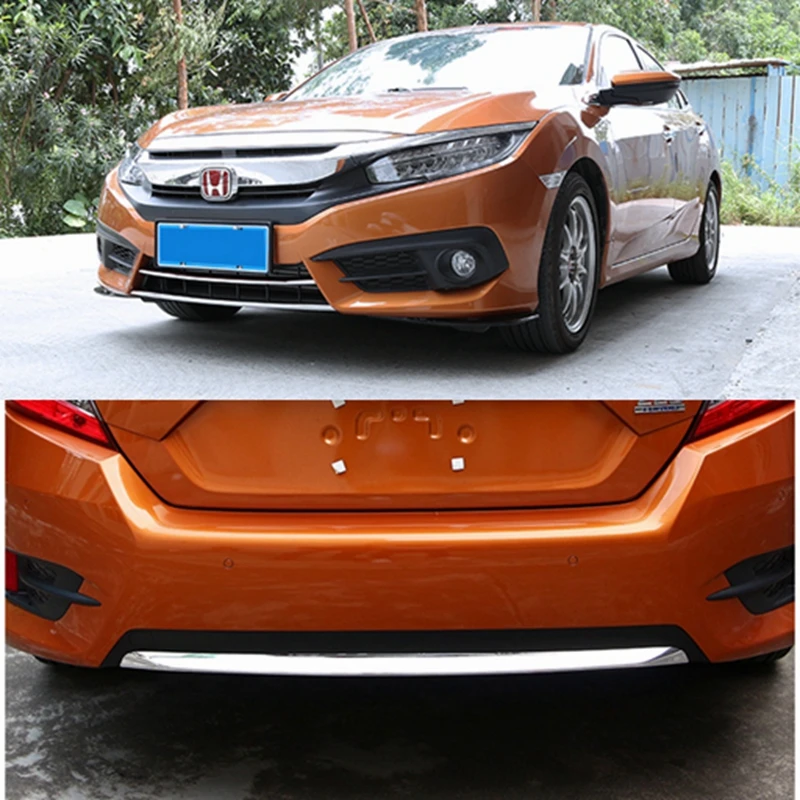 Автомобильный ABS Хром Передний Задний бампер для губ Гриль Крышка