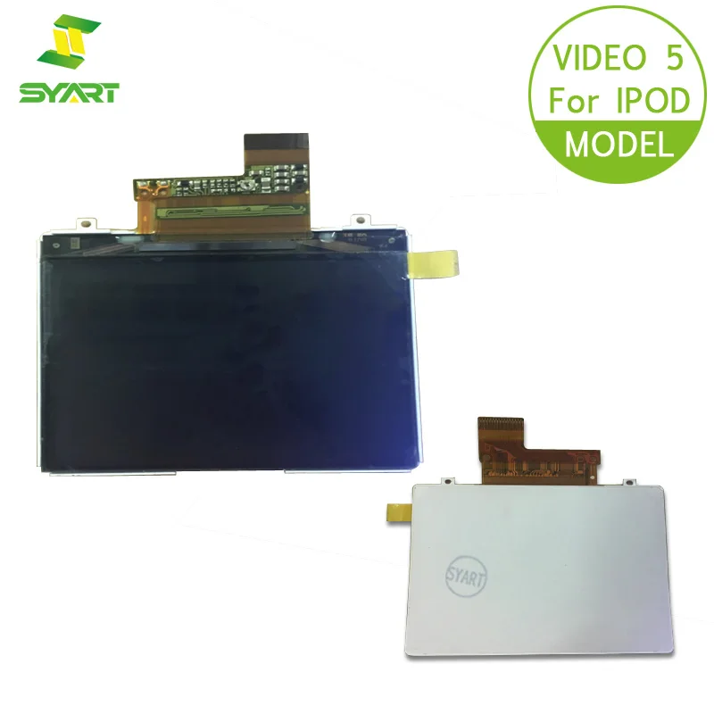 SYART LCD Screen For iPod Video 5th lcd display replacement parts free shipping | Мобильные телефоны и аксессуары