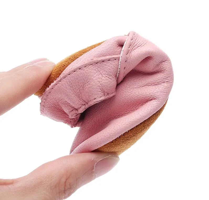 Модные новорожденные ботинки из натуральной кожи однотонные для мальчиков и девочек с мягкой подошвой, без застежек, для малышей, первые шаги, 0-18 мес.