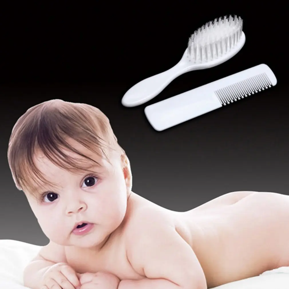 

Baby Hair Brush and Comb Set for Newborns Toddlers Infant Safety Healthcare and Grooming Kit Scalp Massage Kit