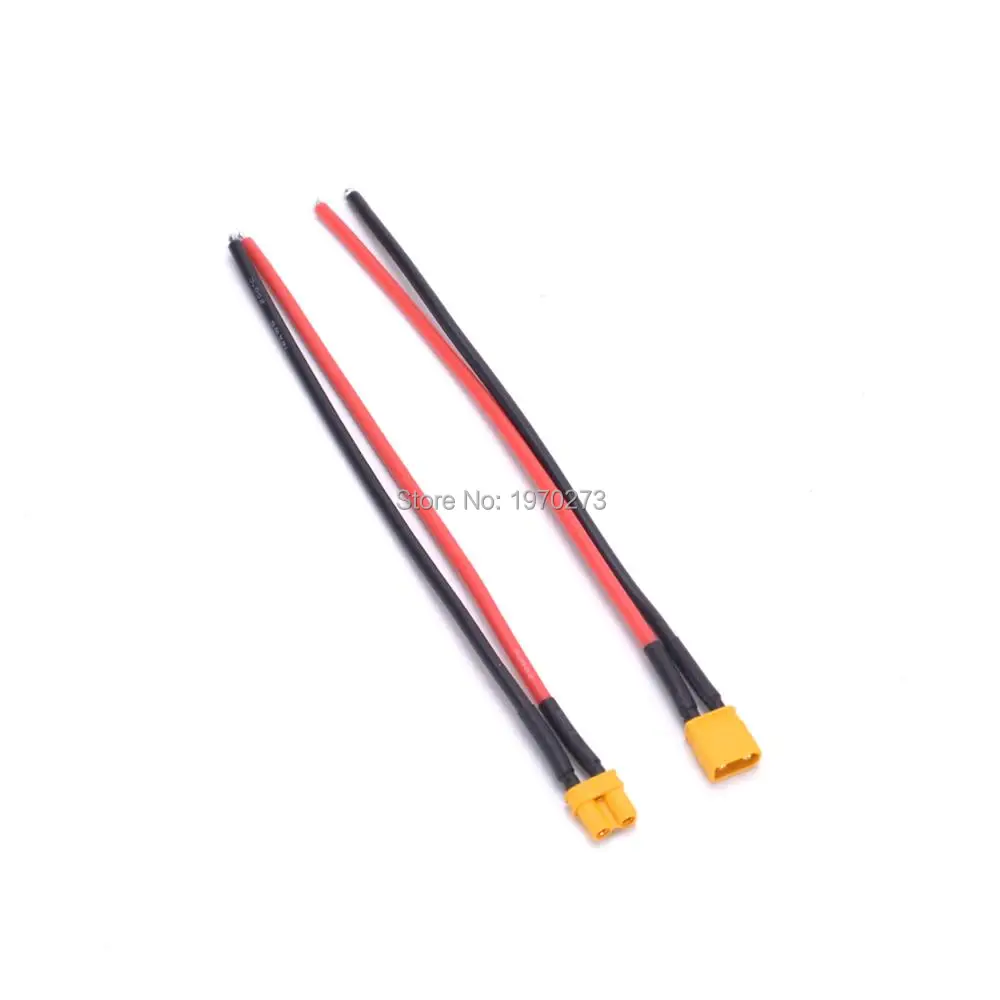 1 шт. XT30 мужской/женский разъем с 16AWG силиконовой проволокой 10 см кабель для
