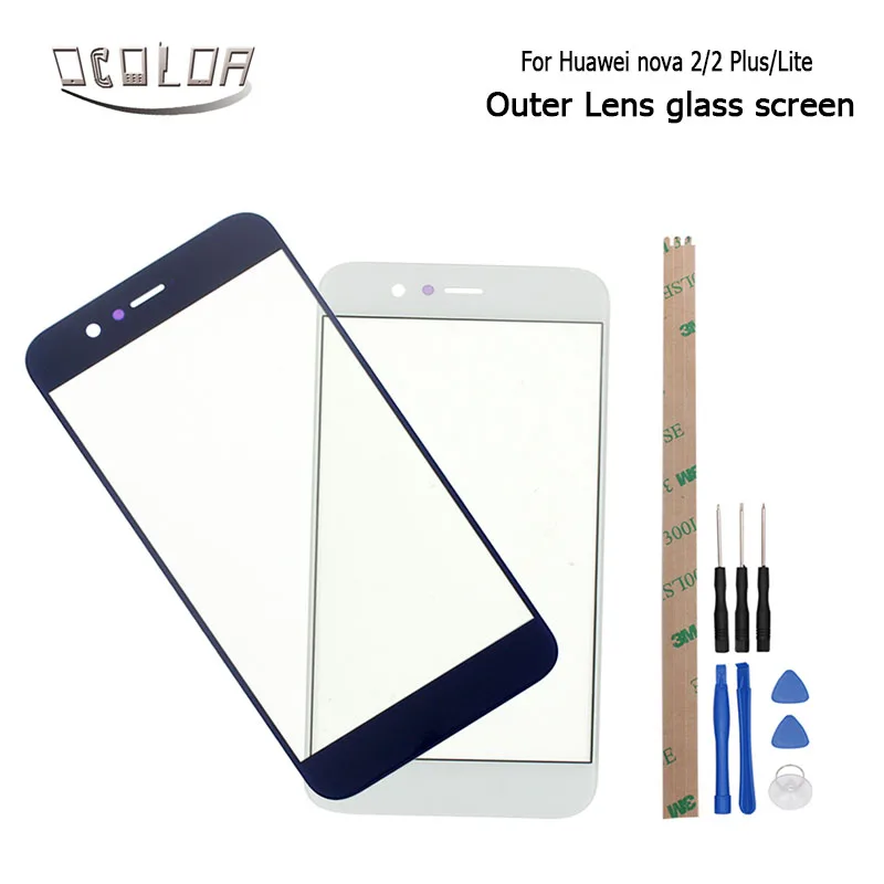 Ocolor для Huawei nova 2 Plus Lite замена сенсорных линз Переднее стекло внешняя крышка