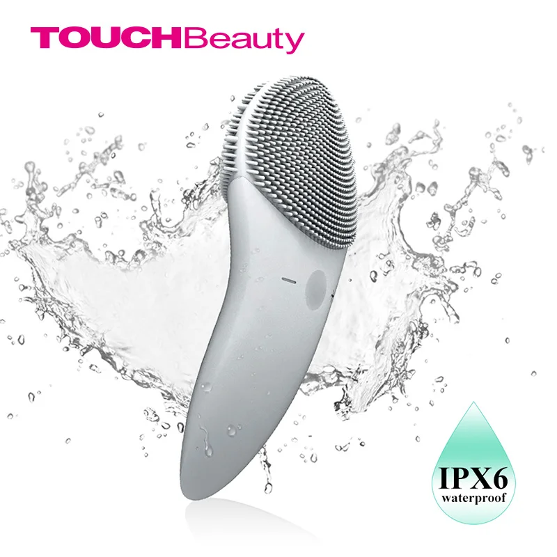 

TOUCHBeauty Facial cleansing brush Sonic Vibration Face Cleaner Double-sided Silicone Deep Pore Cleaning Face Massager TB-1788G