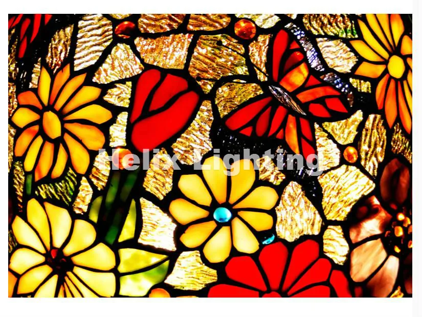 Free Shipping Tiffany Table Lamp For Bedroom Colorful Glass Vintage Desk Novelty Gifts Decorative Lighting | Лампы и освещение