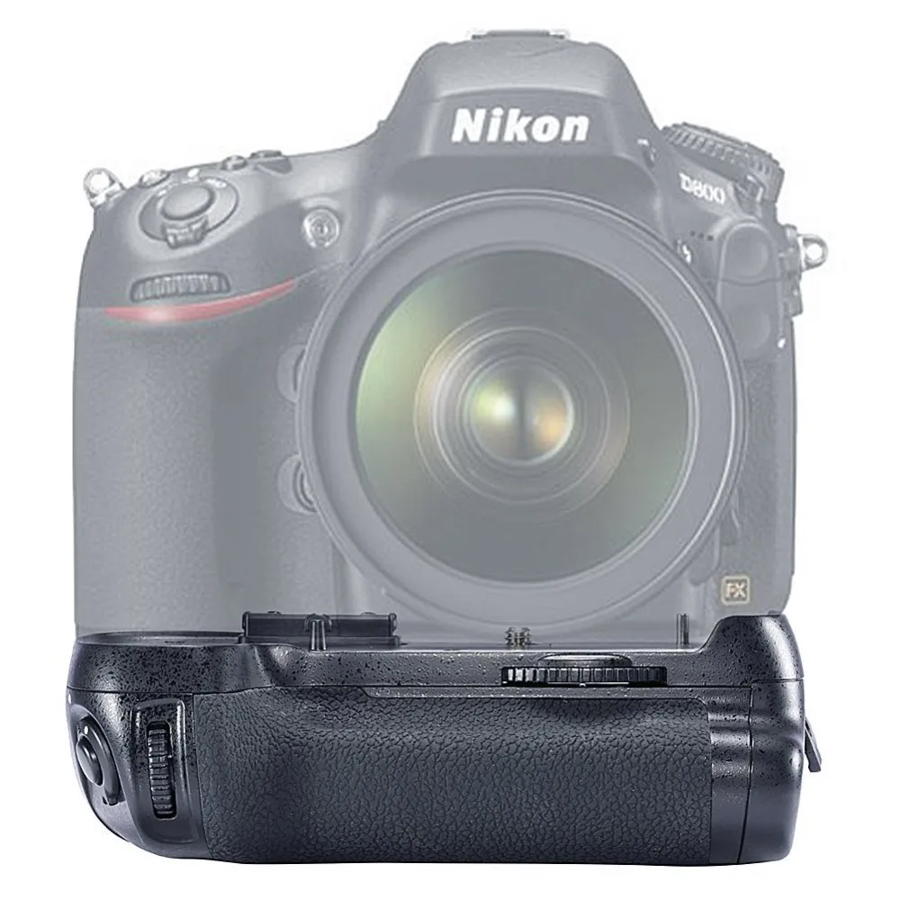 Вертикальная сменная ручка Neewer для Nikon MB-D12 работает с EN-EL15 батареей или 8AA батареями для Nikon D800
