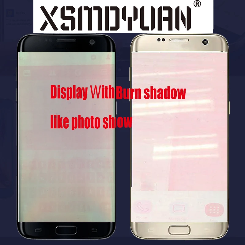5 'ɺMOLED дисплей с защитой от теней Ghost изображение для SAMSUNG s7 edge Pantalla G935 G935F