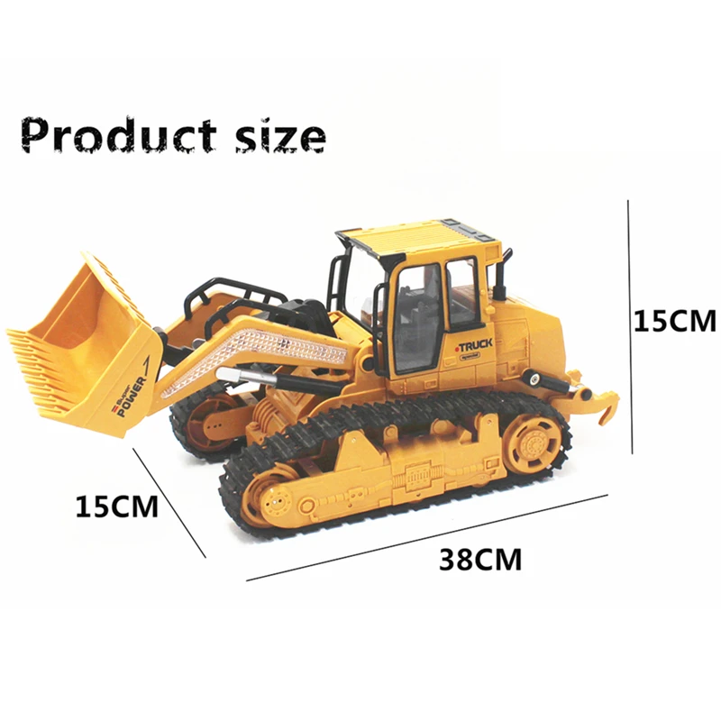 RC грузовик 6CH бульдозер гусеница трек дистанционное управление моделирование