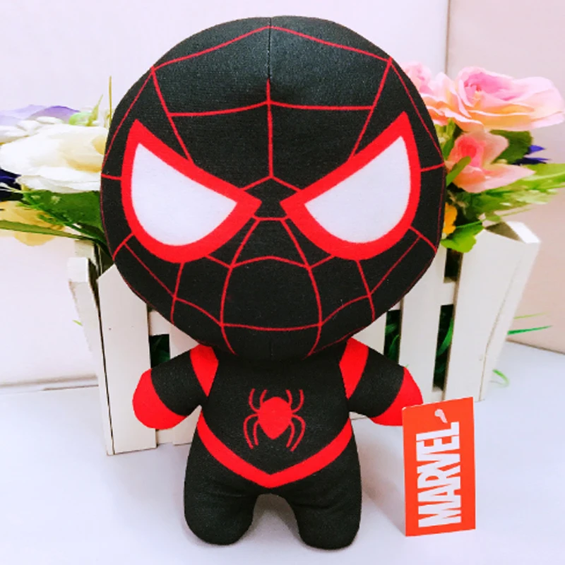 20 см три стиля Marvel Мстители 4 супергерой красный и черный человек паук Халк бесконечные Мягкие плюшевые игрушки для детей
