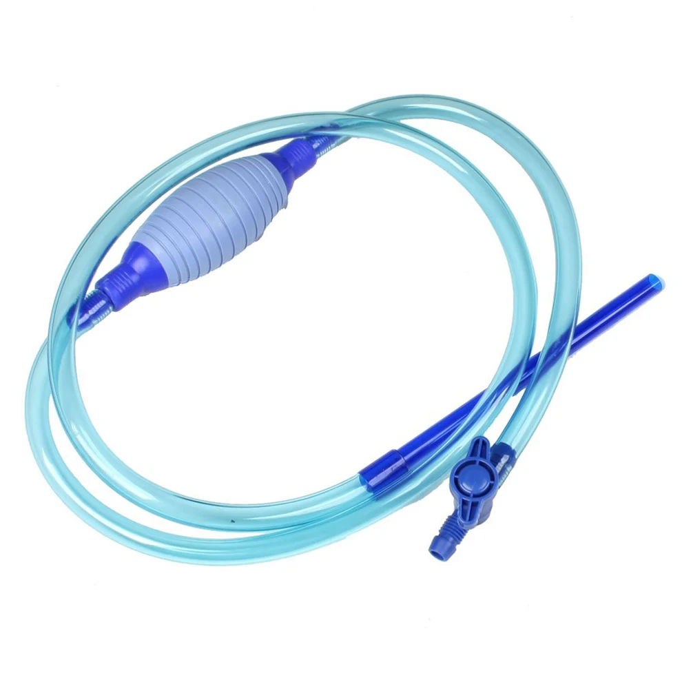 Wholesales item Aquarium Switch Control Water Siphon Vacuum Pump Blue | Инструменты
