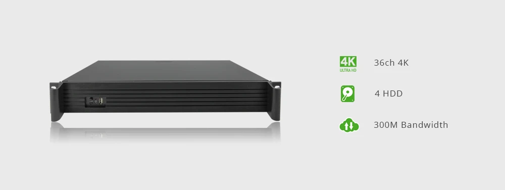 36CH 4K 5MP 3MP H.265 поддержка 4 HDD Профессиональный сетевой видеорегистратор 2U сетевой видеорегистратор записывающая IP камера система безопасности G. Ccraftsman