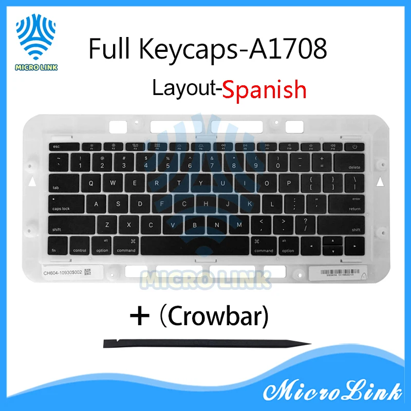 Ноутбук A1706 A1707 A1708 испанская клавиатура ключ крышка для Macbook Pro Retina 13 &quot15&quot ключи