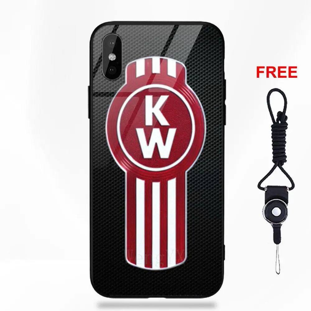 as picture Vvcqod известный автомобиль грузовик kenworth Логотип для Apple iPhone 5 5C 5S SE 6 6S 7 8 Plus X XS Max XR - Цвет: as picture