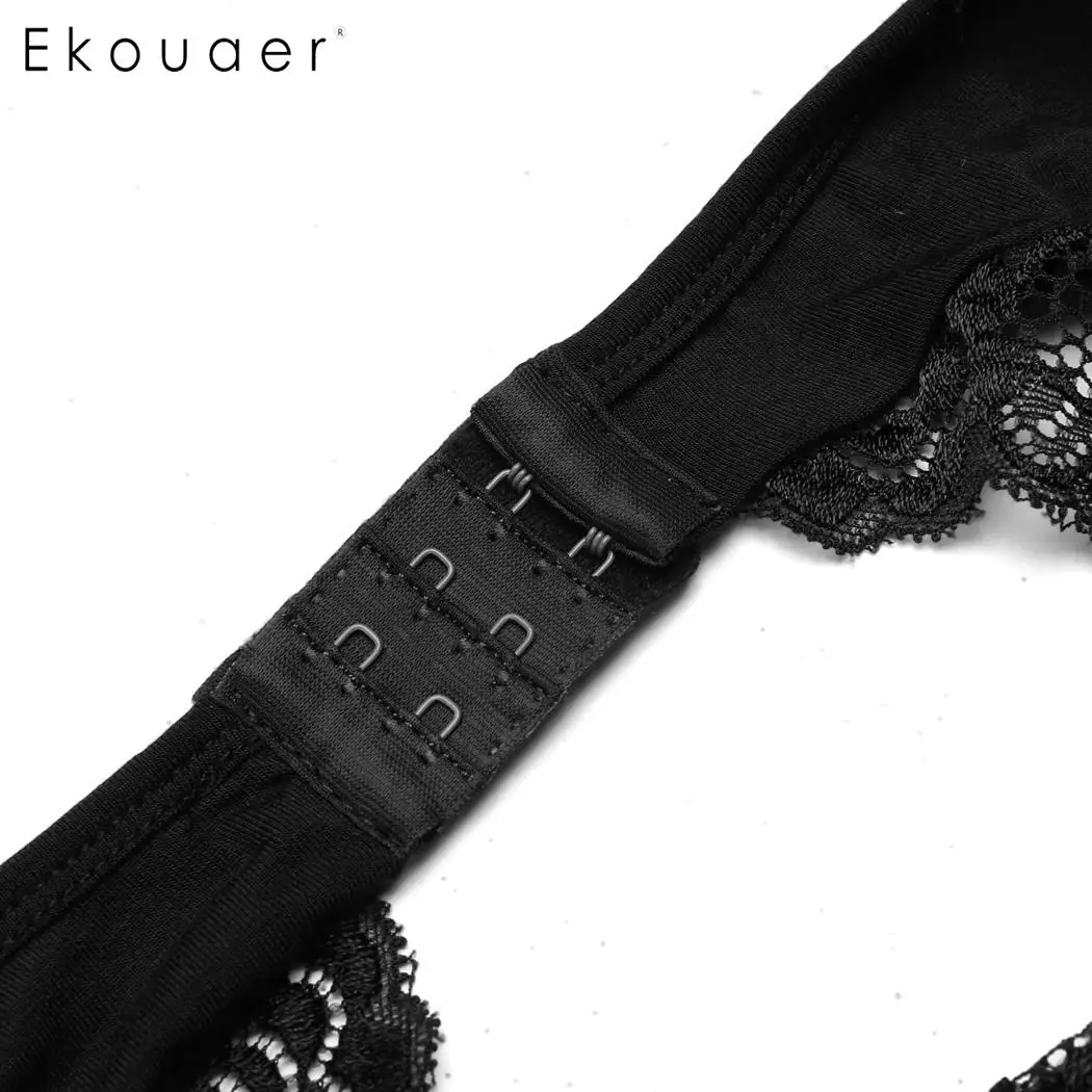 Женская ночная рубашка Ekouaer Кружевная комбинация на тонких бретельках для отдыха
