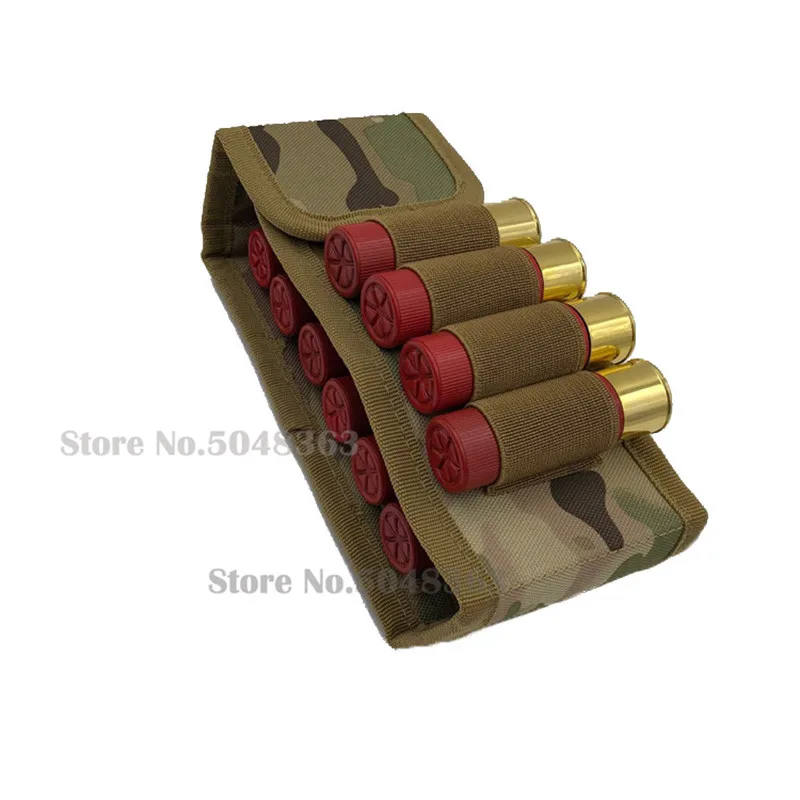 CP Molle тактический 16 круглый 12GA 12 калибра боеприпасы, патроны для перезарядки ружья журнал патронташи сумка охотничьи боеприпасы мешок - Цвет: CP
