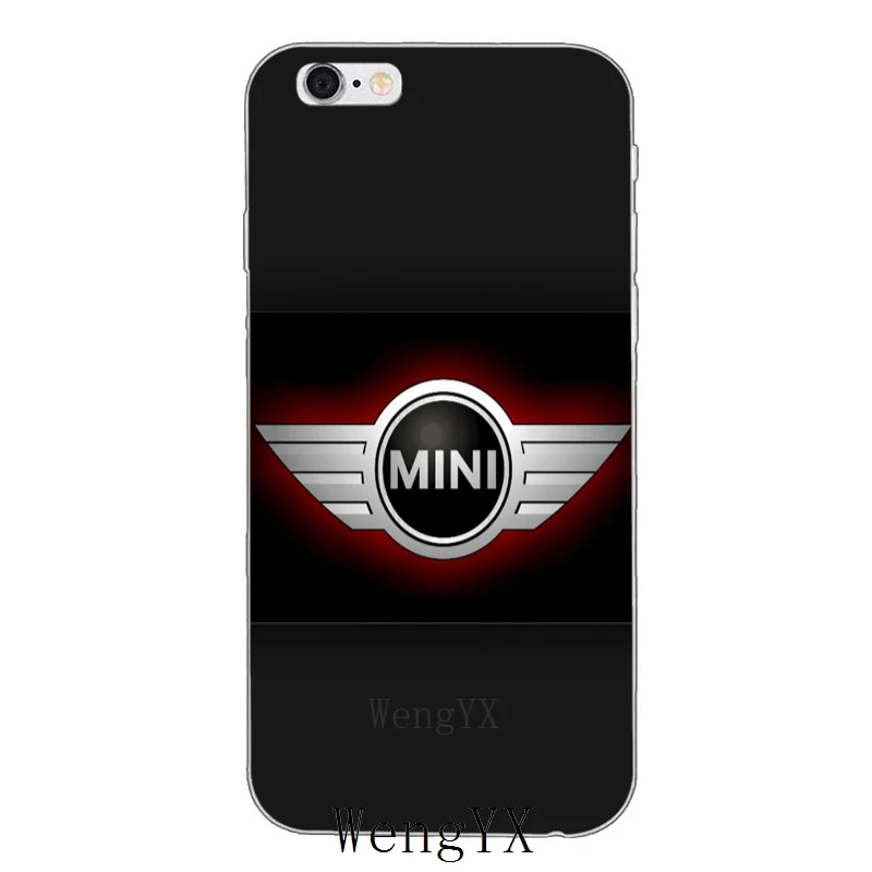 Дизайн автомобиля mini cooper логотип тонкий силиконовый мягкий чехол для телефона для Apple iPhone 4 4S 5 5S 5c SE 6 6s 7 8 plus X XR XS Max