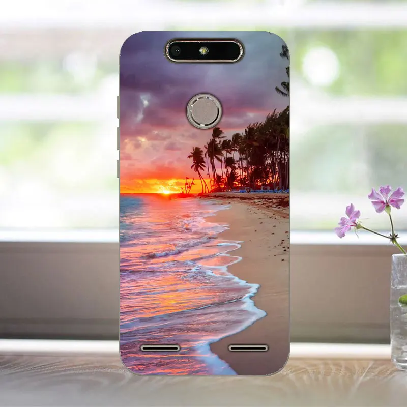 FANATU zte V8 мини-Чехол, силиконовый мягкий ТПУ 5 дюймов, защитный чехол с принтом для zte Blade V8 mini V 8 mini чехол для телефона