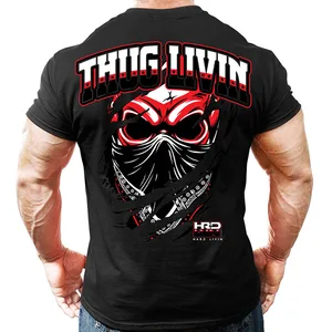 Мужская футболка для фитнеса, брендовая облегающая футболка для спортзала, 2018