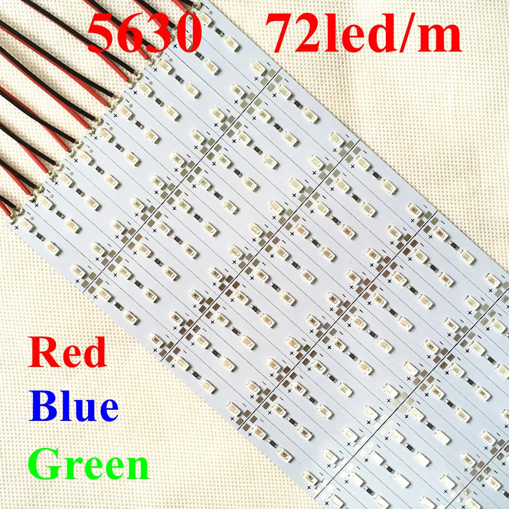 Smarstar 12В 33 см 24LED 5630 SMD красный синий зеленый Жесткая светодиодная лента световая