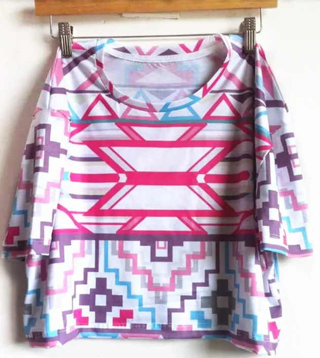 

ZHBSLWT Fashion 3D print T-shirt Women Crop Top Harajuku Summer Cropped Tops Tee Cartoon Short Design Short-Sleeve T-Shirts