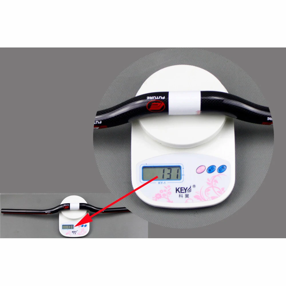 Сверхлегкий Руль из углеродного волокна дорожный горный велосипед плоский руль