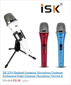 ISK BM-800s BM 800s конденсаторный микрофон для караоке профессиональный компьютерный Студийный микрофон для записи музыки