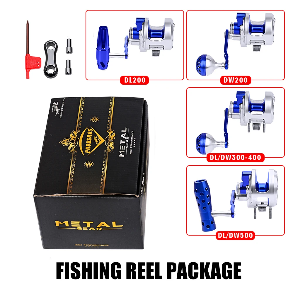 PRO BEROS троллинговая катушка алюминиевая с ЧПУ обработанная Рыболовная Макс тяга