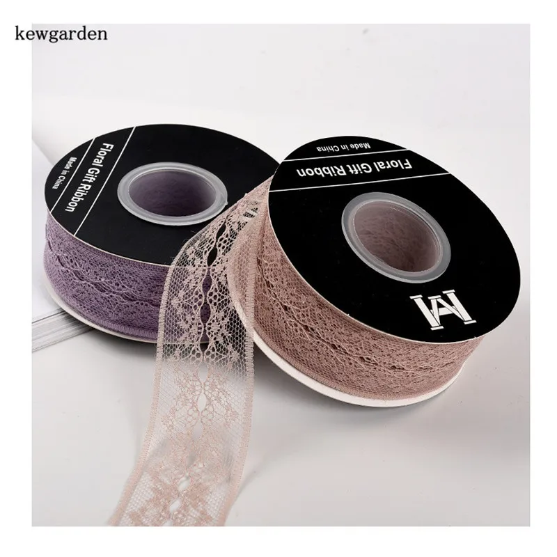 Kewgarden DIY аксессуары для банта волос полые кружевные ленты вручную изготовленная
