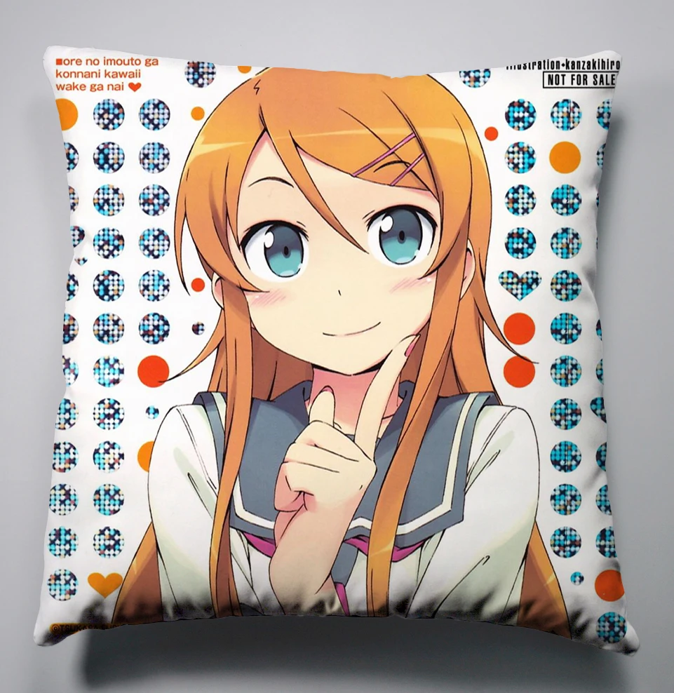 Аниме Манга Oreimo Kuroneko 40x40 см наволочка чехол для подушки сиденья постельные принадлежности