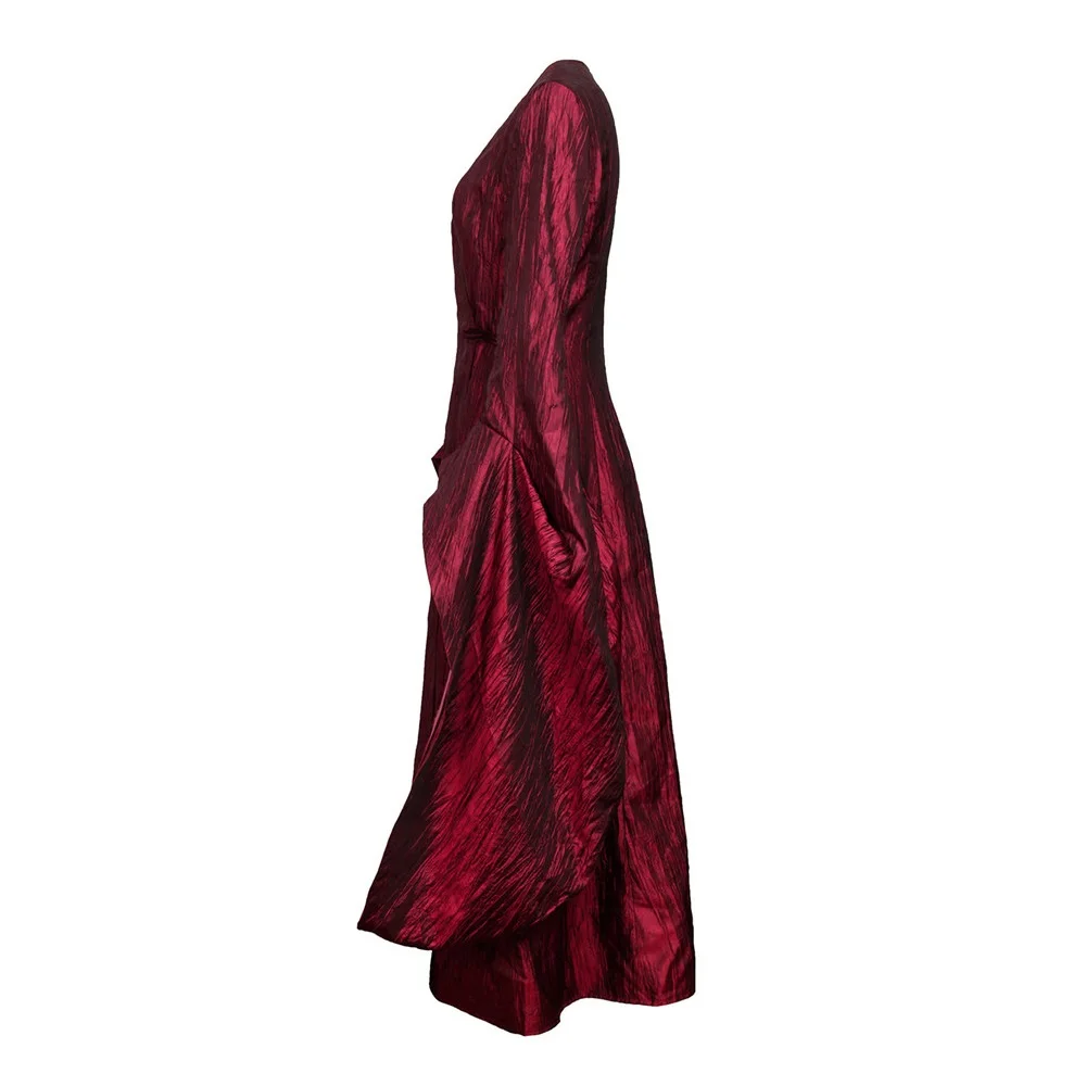 Takerlama Игра престолов Сезон 8 Melisandre Ретро Красное длинное платье для женщин косплей Хэллоуин карнавальный костюм