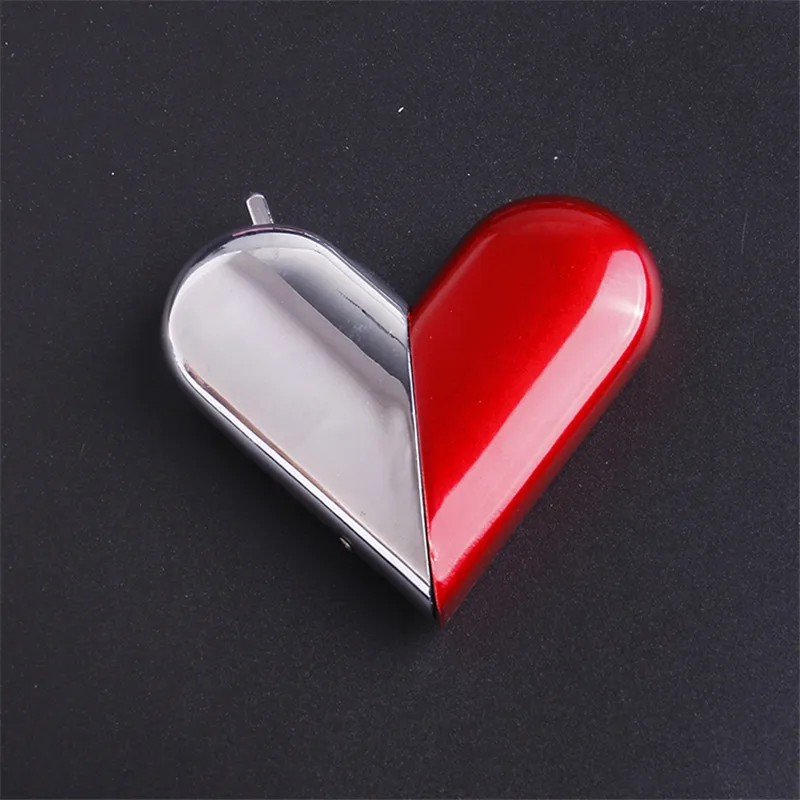 Складная деформация в форме сердца Зажигалка для сигарет ветрозащитная надувная