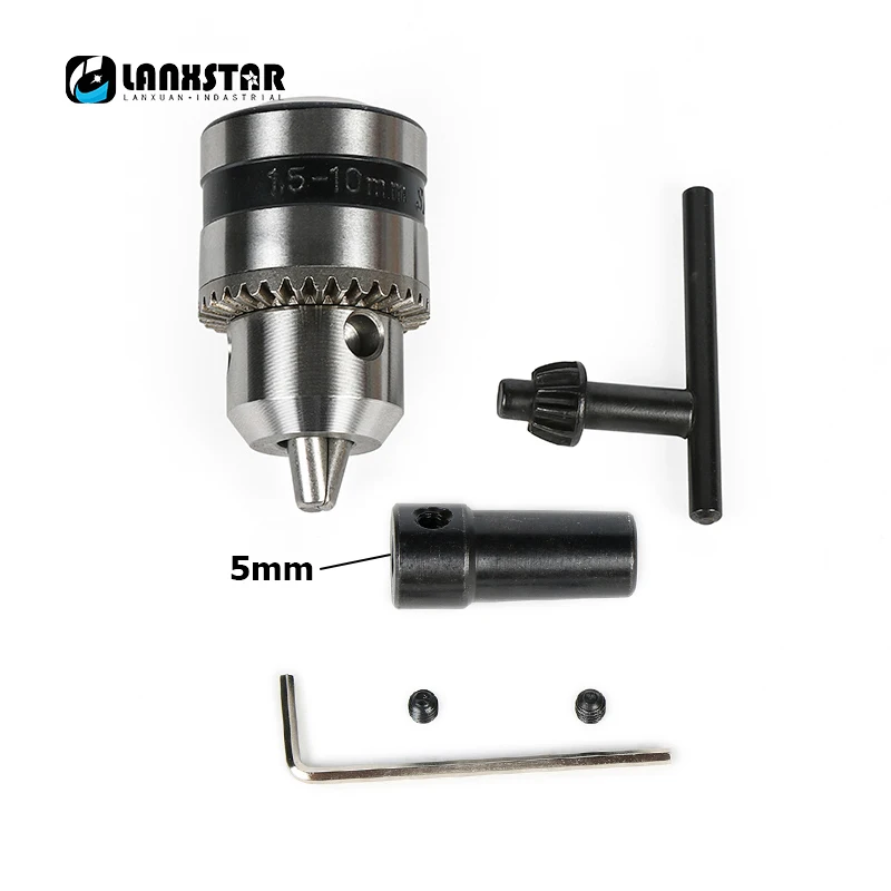 

Practical Electric Drill B12 Chuck 1.5~10mm Taper Hole Mounted Lathe Chuck PCB Mini Drill Press For 5mm Motor Shaft