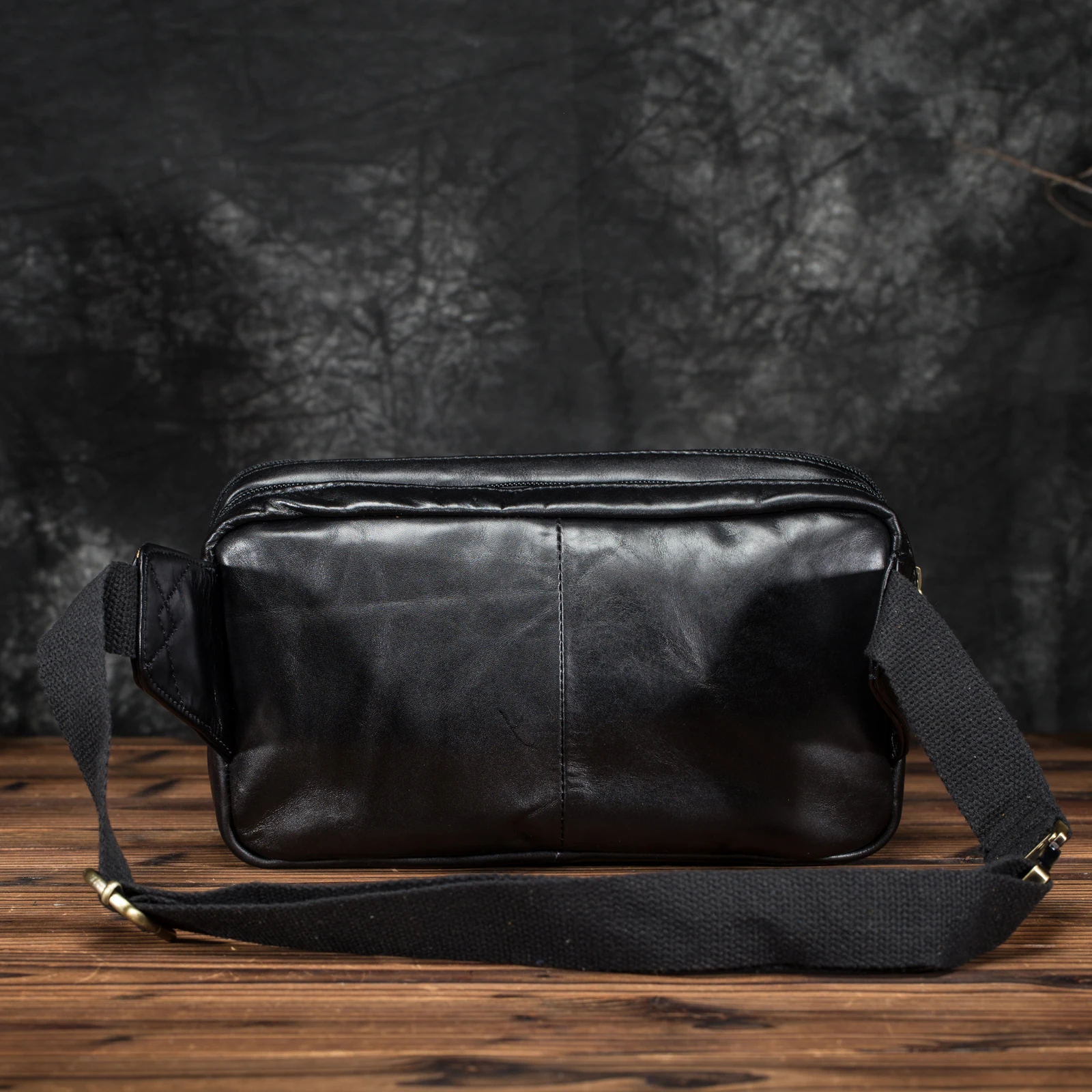 Quality Leather men Casual Fashion Brown Travel Fanny Waist Belt Bag Chest Pack Sling Design Bum Phone Case Pouch Male 621b | Багаж и