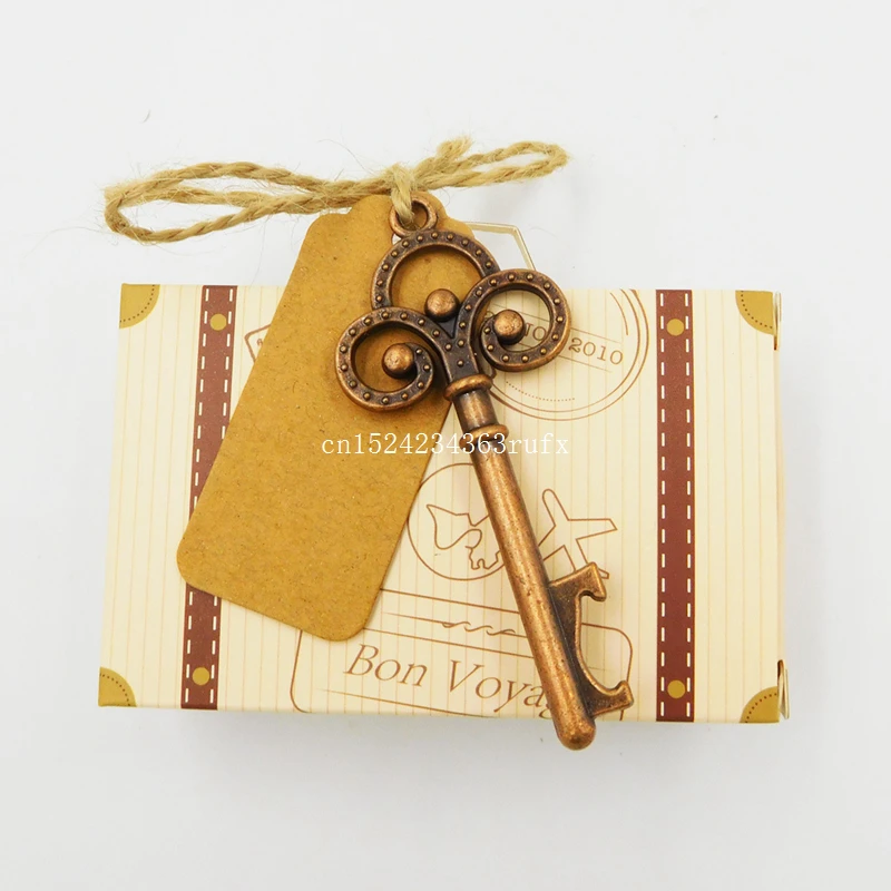 100pcs Gift Box with Key Bottle Openers Souvenirs Wedding Favors and Gifts Candy Party DIY Decoration Accessories | Дом и сад