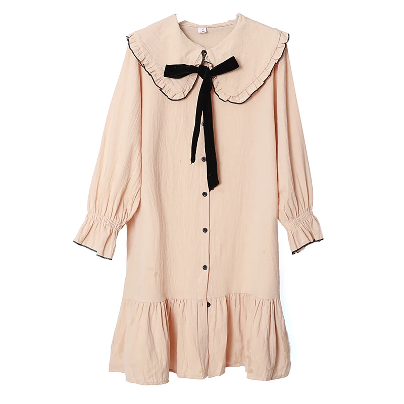 2019 New Arrive Spring Maternity Dress Woman Cute Large Size Dresses Pregnant Casual Clothing MD-00546 | Мать и ребенок
