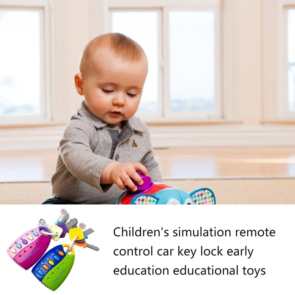 Дети моделирование удаленного Управление ключа автомобиля замковые игрушки