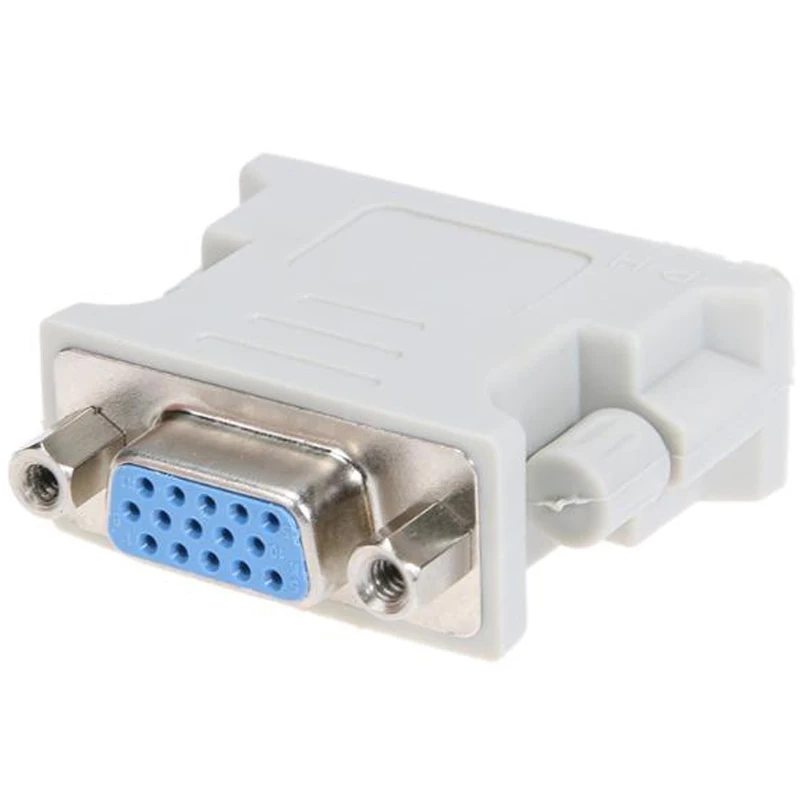 Alloyseed DVI 24 + 5 папа в VGA Женский конвертер адаптер мониторы графический дисплей