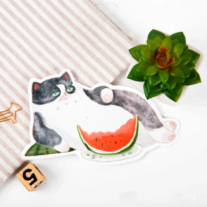 30 шт./упак. Kawaii на заднем дворе котом поздравительная открытка Почтовые открытки подарок на день рождения, набор карт открытка