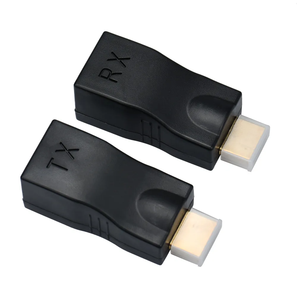2 шт. HDMI к RJ45 сетевой кабель удлинитель конвертер повторитель по CAT 5e CAT6 Прямая