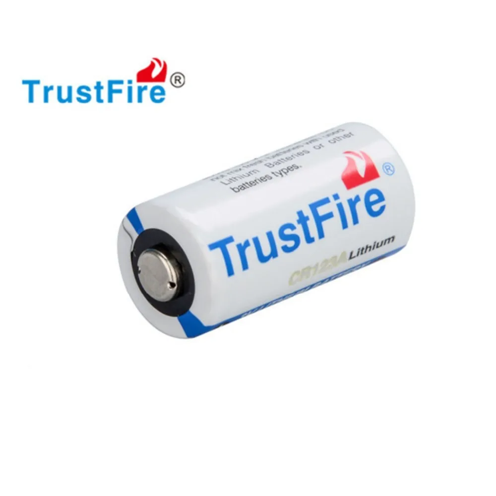 4 шт. TrustFire 3 в 16340 CR123A литий ионная батарея 1400 мАч литиевая с реальной емкостью для