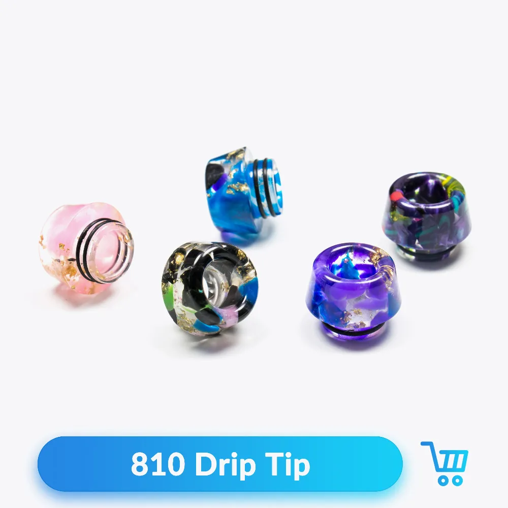 Кварц Bnager 810 Смола капельного наконечника звезда для V8 RDTA испаритель бак Vape