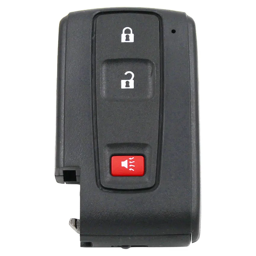 Чехол для смарт ключа с 3 кнопками чехол 2 + 1 (паника) Toyota Prius 2004 2009 Corolla Verso Camry|key