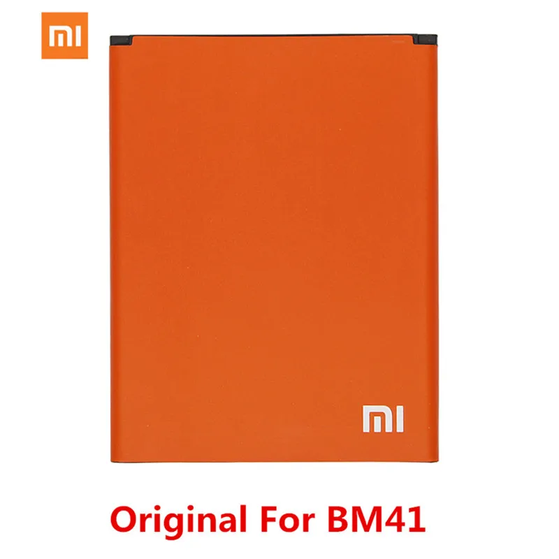 Аккумулятор Xiaomi BM41 bm41 100% оригинал для Redmi 1S Hongmi Red Rice сменные батареи BM 41 высокая
